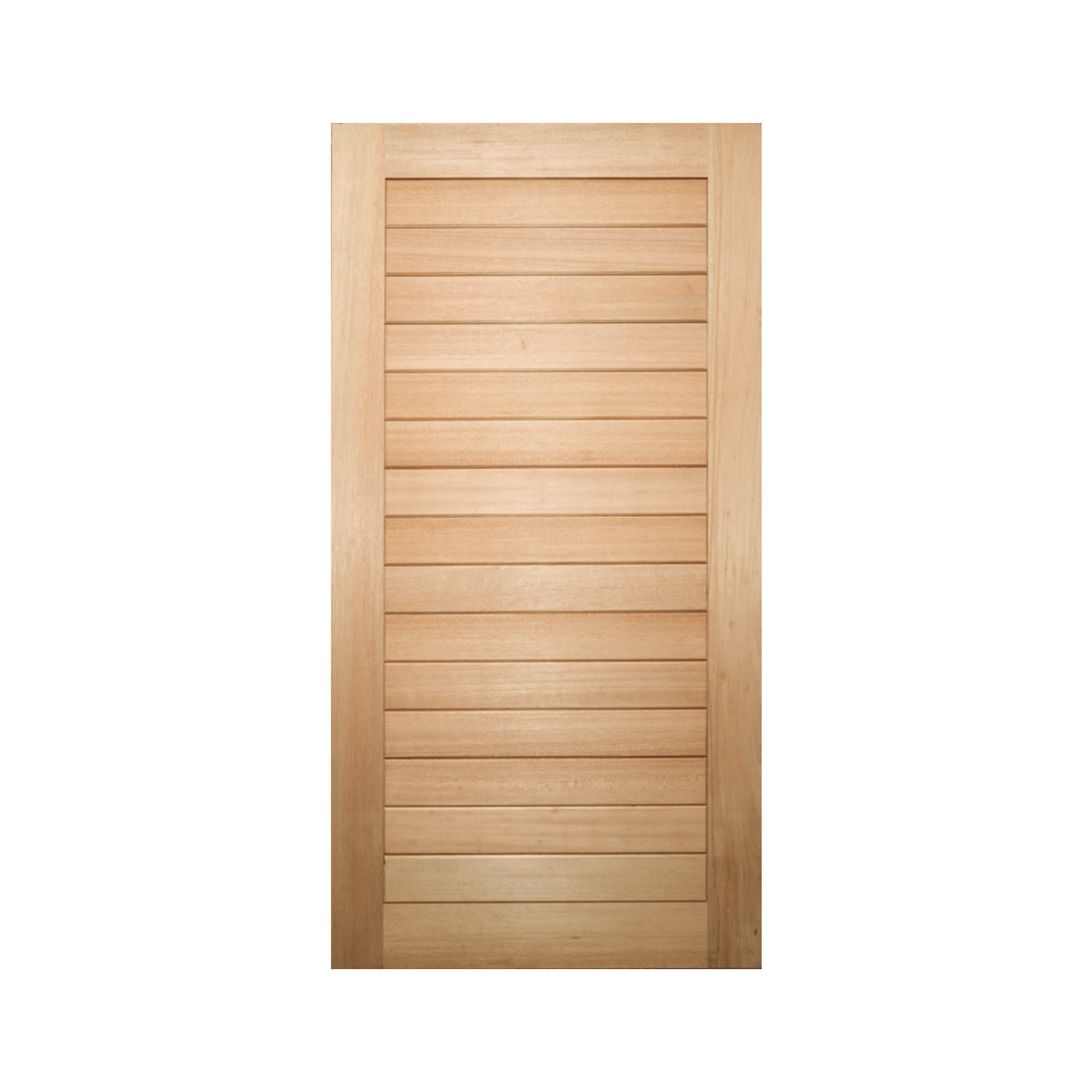 Solid Meranti Horizontal Plank Door – Supply Only