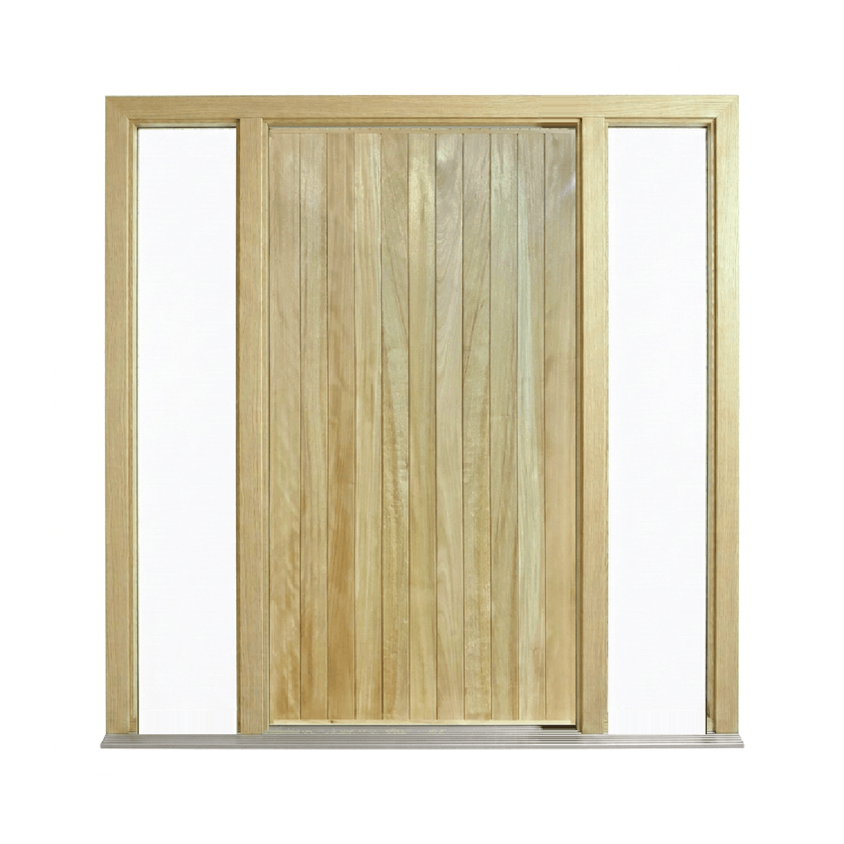 Solid Timber Vertical Cladding Door 2340mm – Supplied & Installed