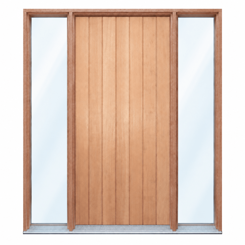 Solid Vertical Plank Pre hung options 2040/2340 - Just Doors QLD