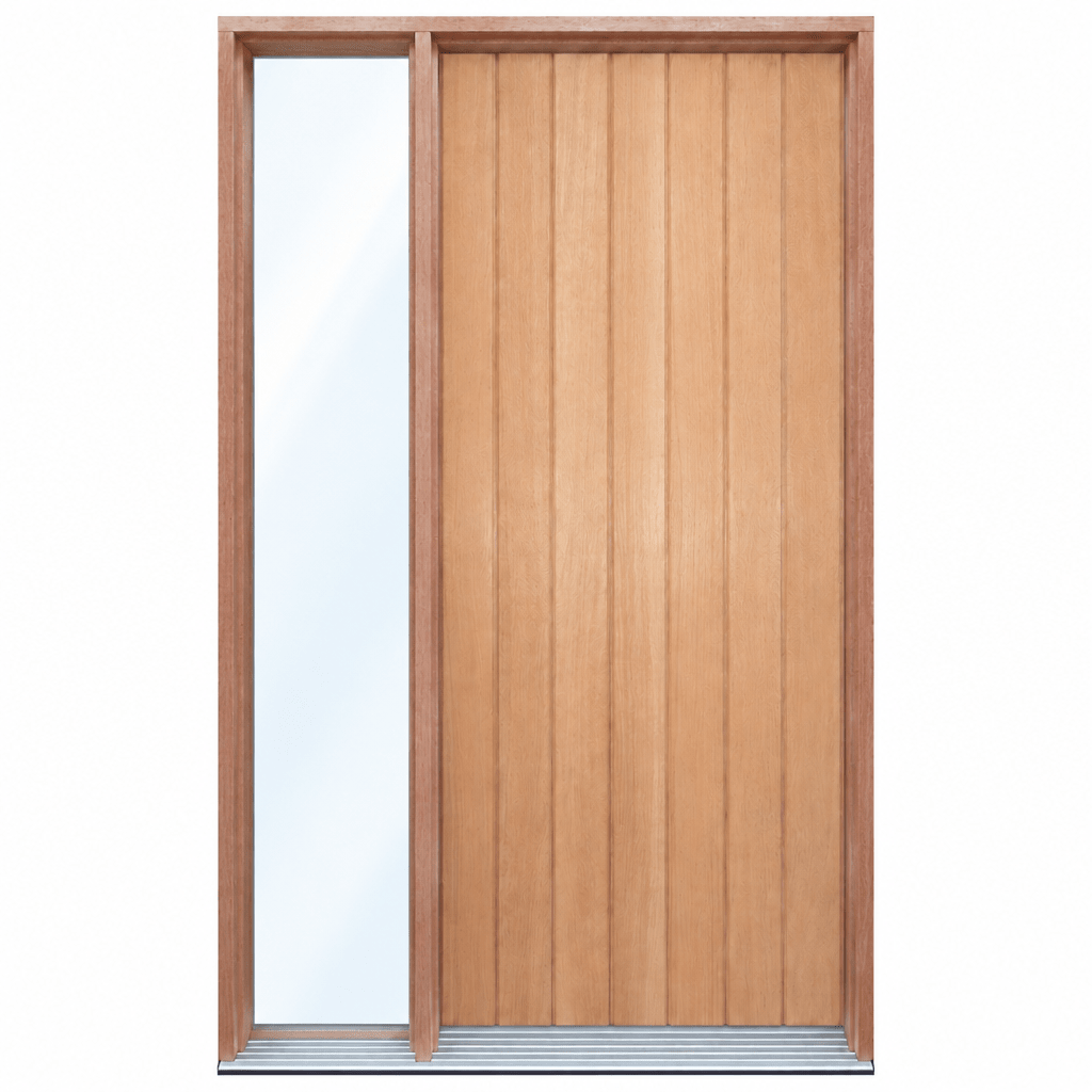Solid Vertical Plank Pre hung options 2040/2340 - Just Doors QLD
