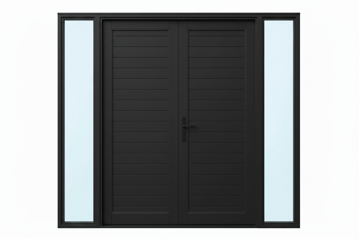 Strata 10TH Aluminium Pre Hung Door — 2340 Height - Just Doors QLD