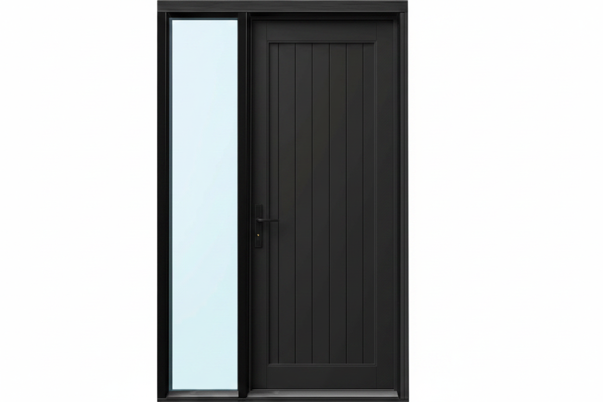 Strata 10TV Door in Single Sidelight Frame