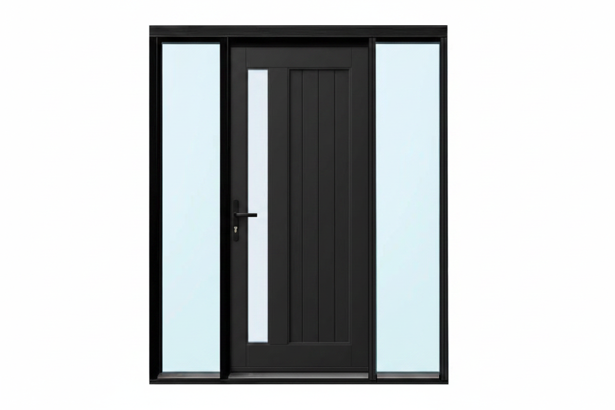Strata 11T Door in Double Sidelight Frame