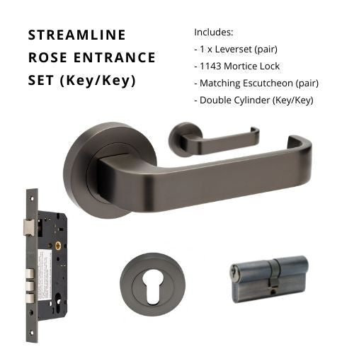 STREAMLINE - Graphite Nickel - Just Doors QLD