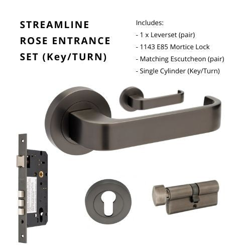 STREAMLINE - Graphite Nickel - Just Doors QLD