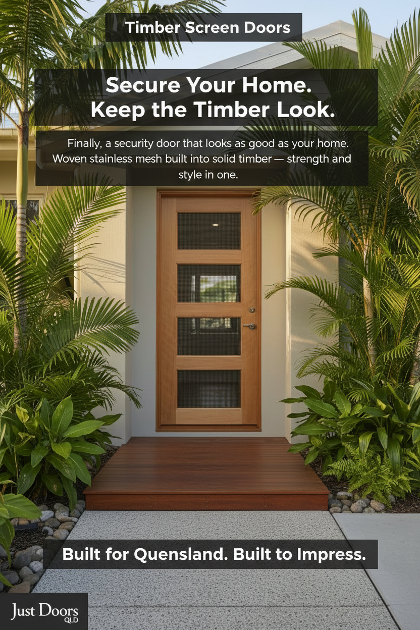 Timber Screen Doors — Original Image New Text