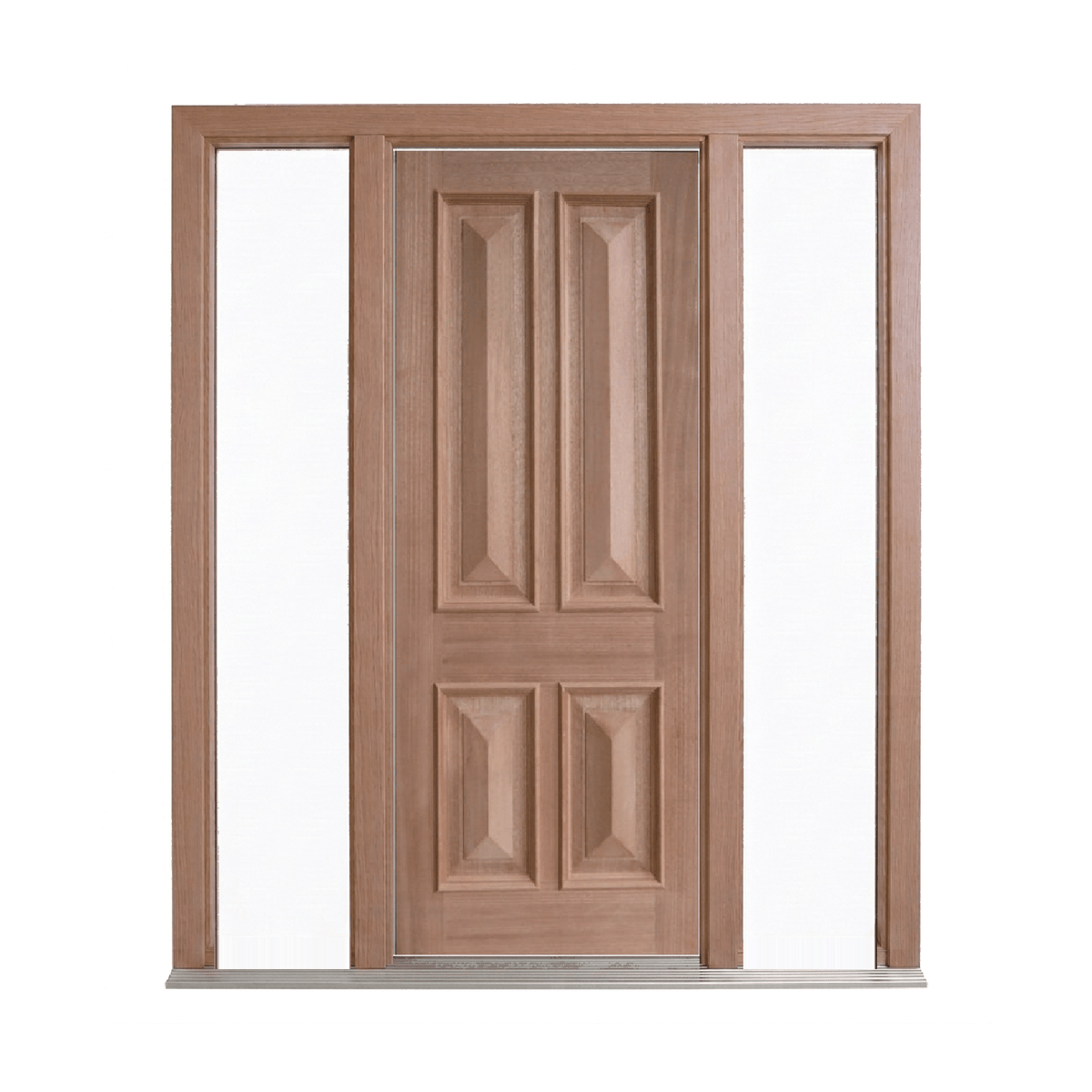 Traditional Timber Door with Cricket Bat and Heavy Moulding – SP-TD5 – WS Wide Style 2040 & 2340mm – Pre-Hung