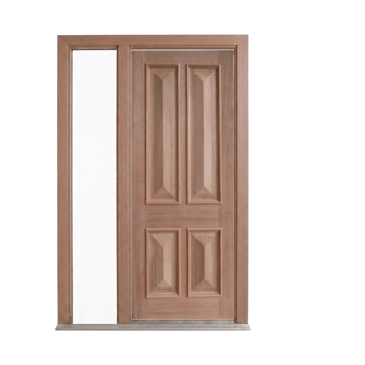 Traditional Timber Door with Cricket Bat and Heavy Moulding – SP-TD5 – WS Wide Style 2040 & 2340mm – Pre-Hung