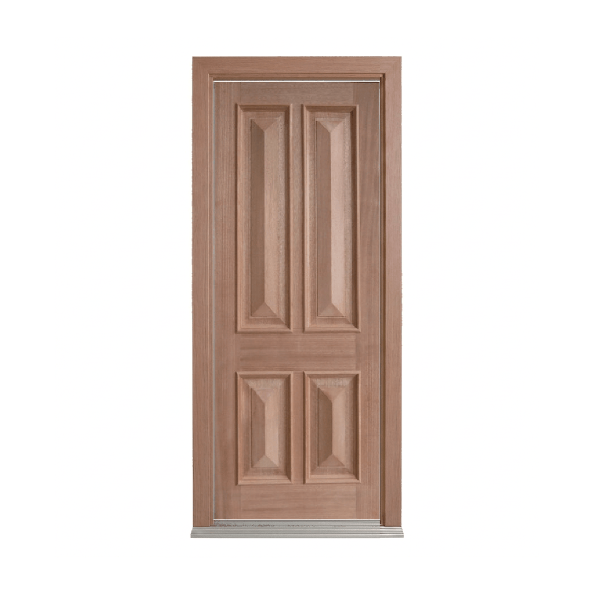 Traditional Timber Door with Cricket Bat and Heavy Moulding – SP-TD5 – WS Wide Style 2040 & 2340mm – Pre-Hung