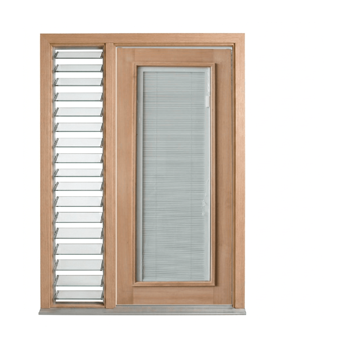 Venetian Full Glass Entry Door – GD-FL 2040mm – Pre-Hung
