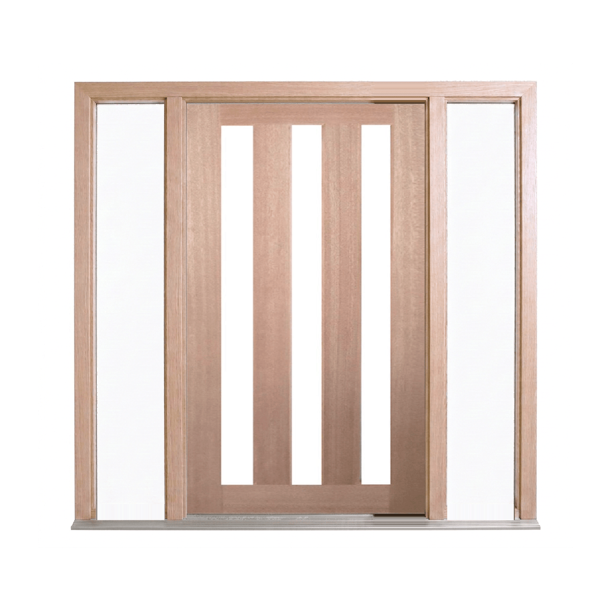 Vertical 3 Lite Glass Door – GD-3V – WS Wide Style 2340mm – Pre-Hung