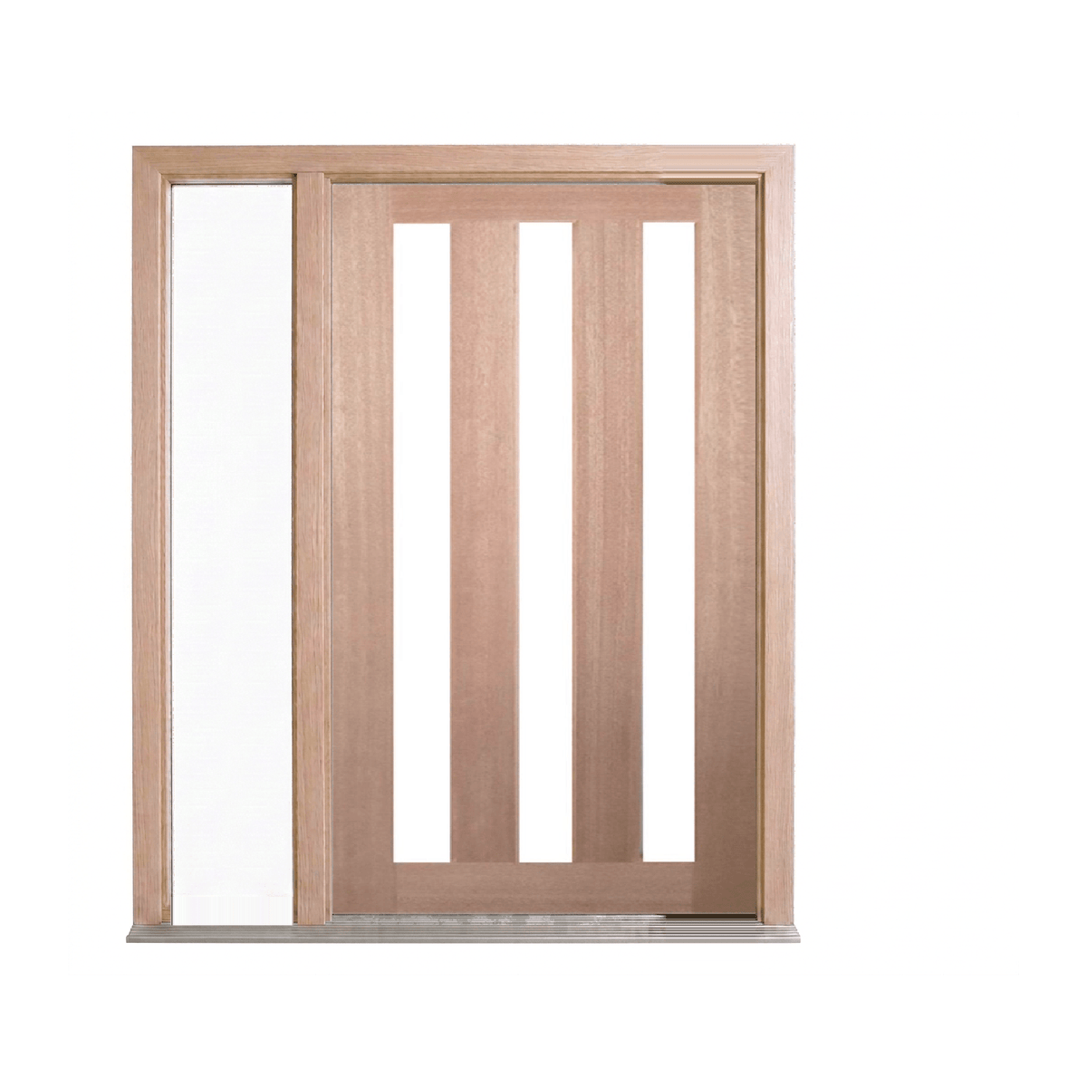 Vertical 3 Lite Glass Door – GD-3V – WS Wide Style 2340mm – Pre-Hung