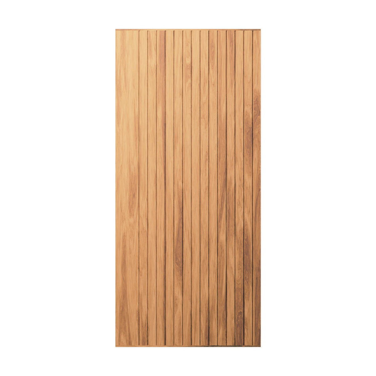VV52-Timber Batten Door 40 with Stile - Just Doors QLD