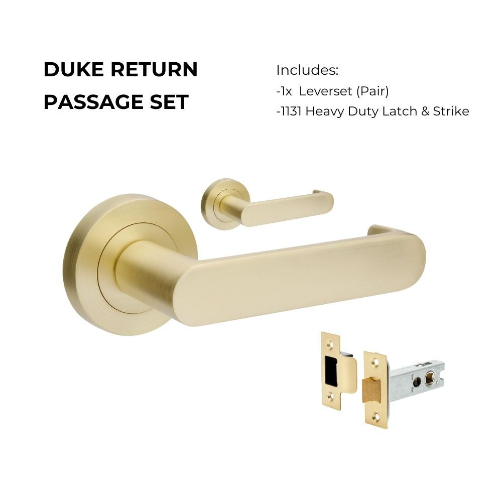 Zanda Duke Return Door Handles - Just Doors QLD