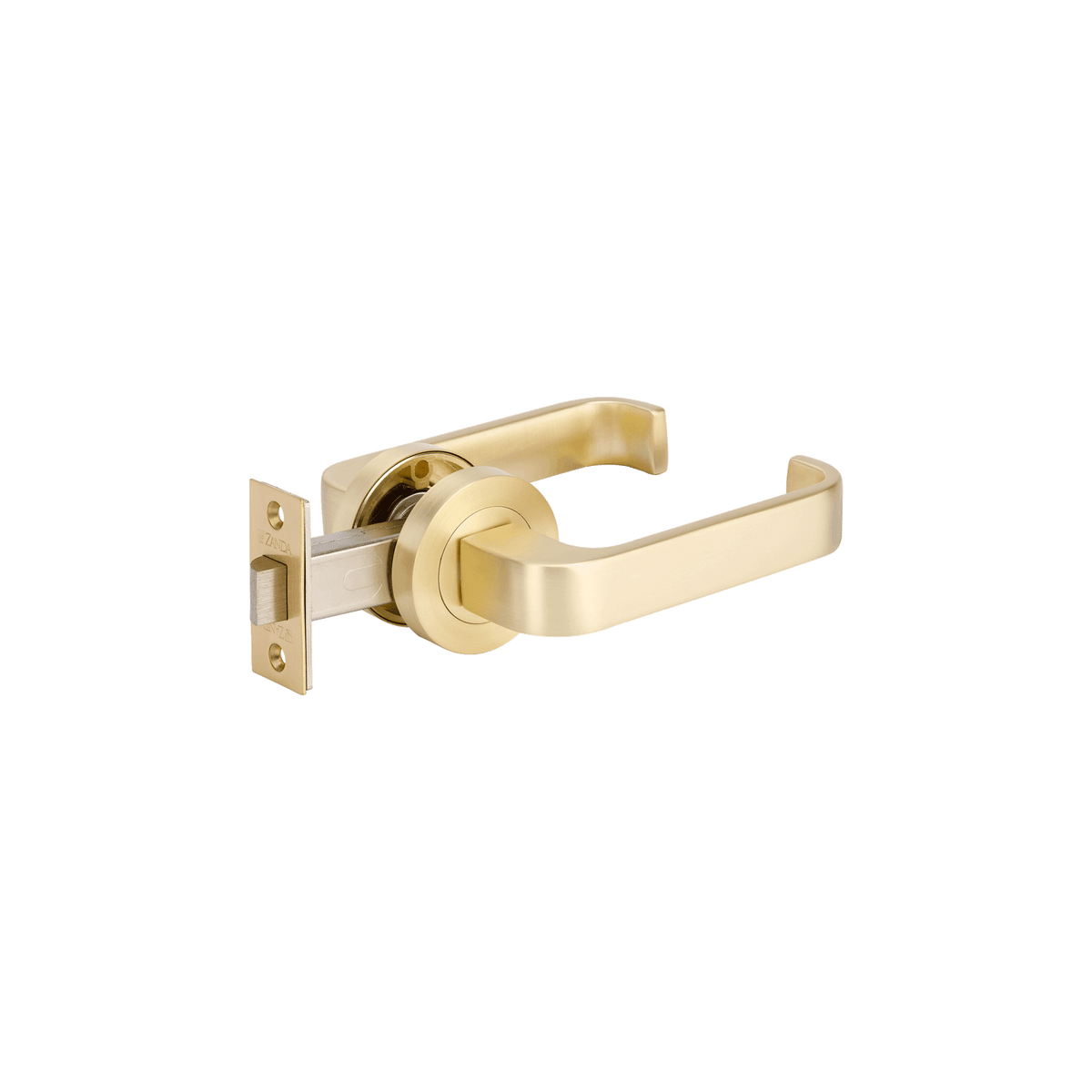 Zanda Streamline - Satin Brass - Just Doors QLD