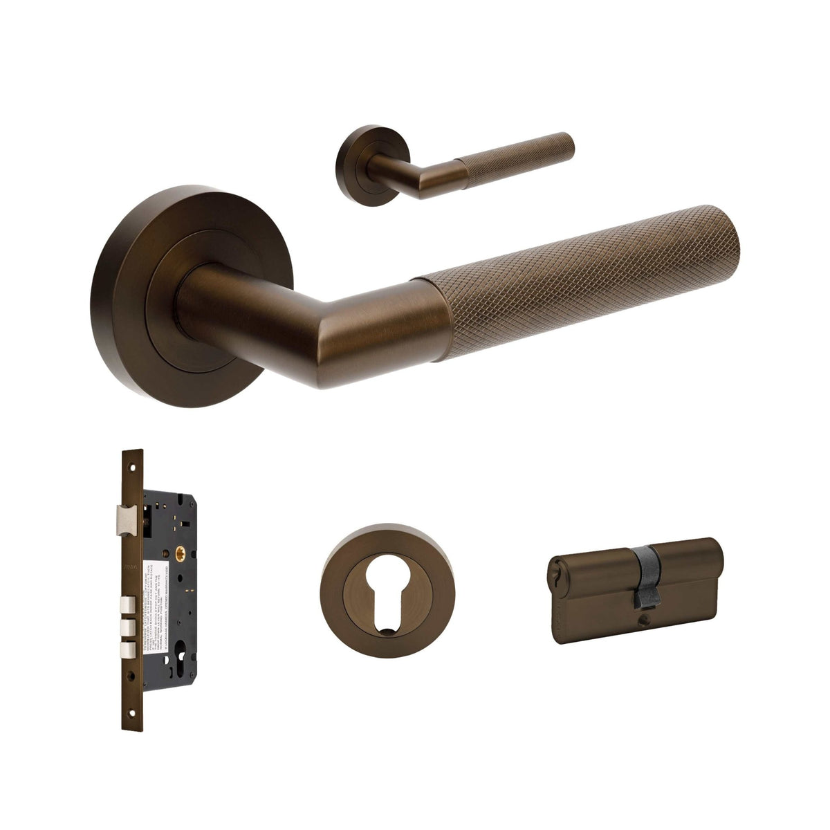Zanda Vertex Door Handles - Just Doors QLD