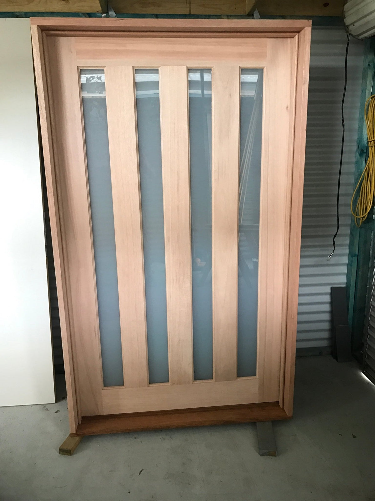4L Vertical 1000/1100 x 2040 Pre hung - Just Doors QLD
