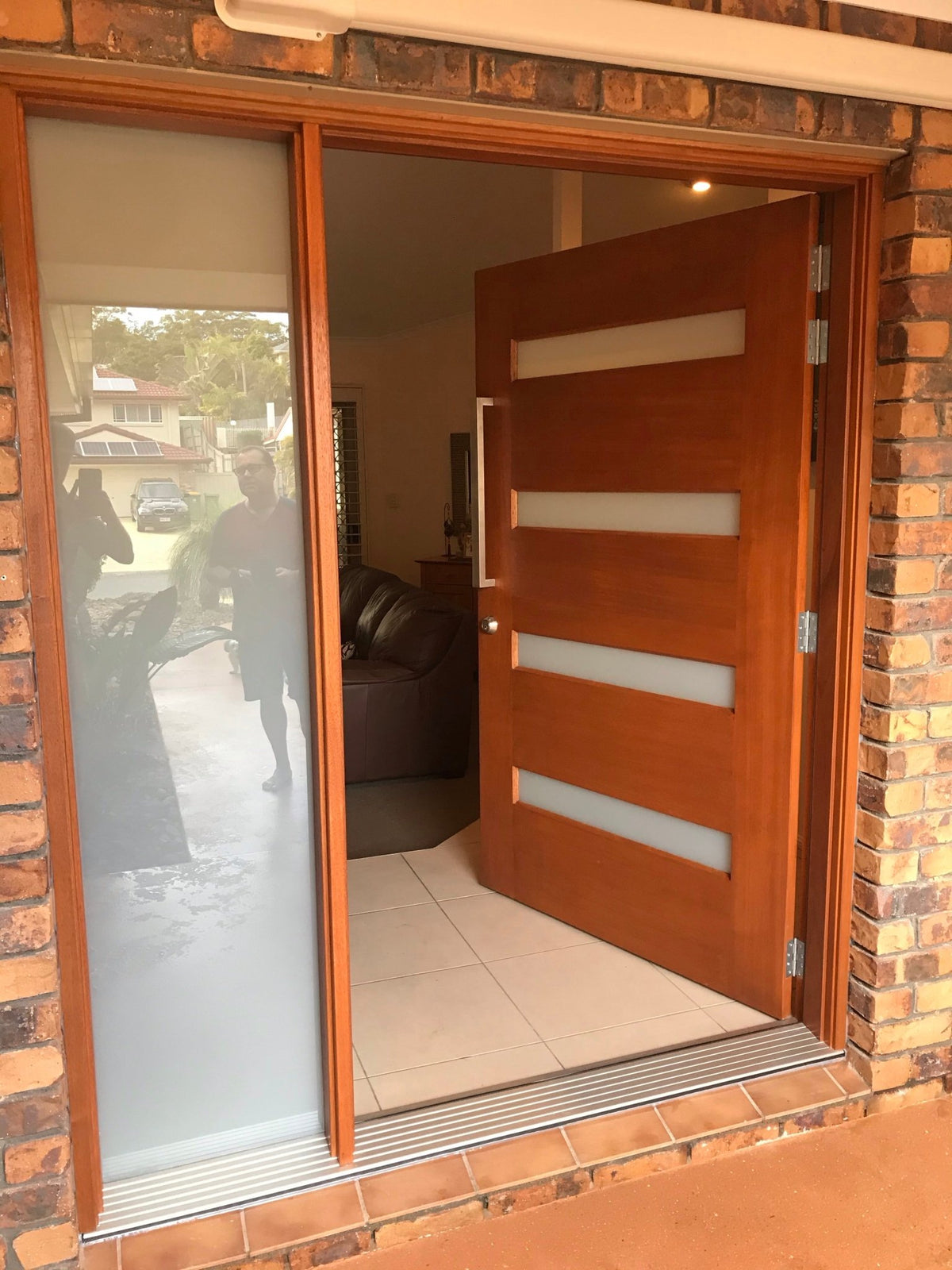 4LS 1200 x 2040 x 40mm Horizontal Large Door & Frame Package - Just Doors QLD