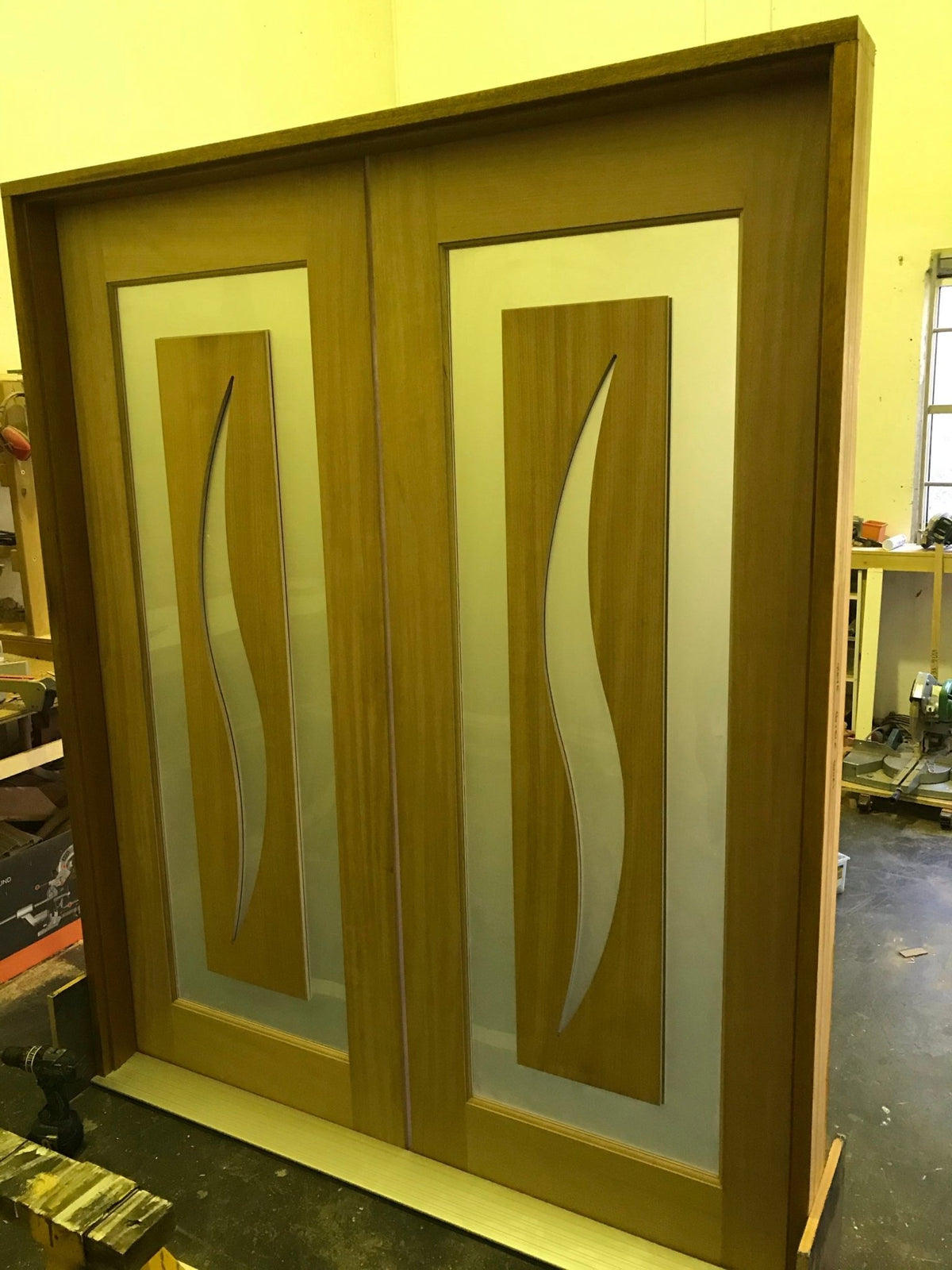 GS-illusion Double entrance door package - Just Doors QLD