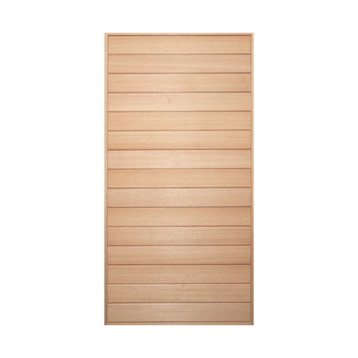 Solid Horizontal Plank - Door & Frame Package