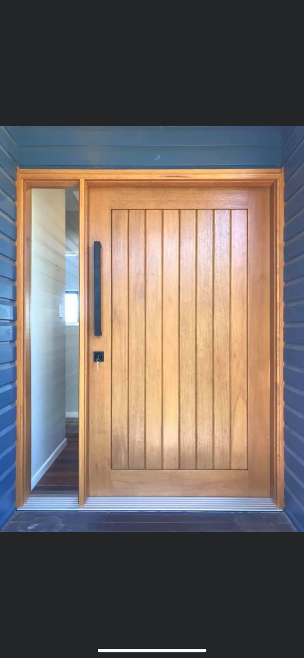 Solid Vertical plank-Rail & Stile-Door & Frame Package