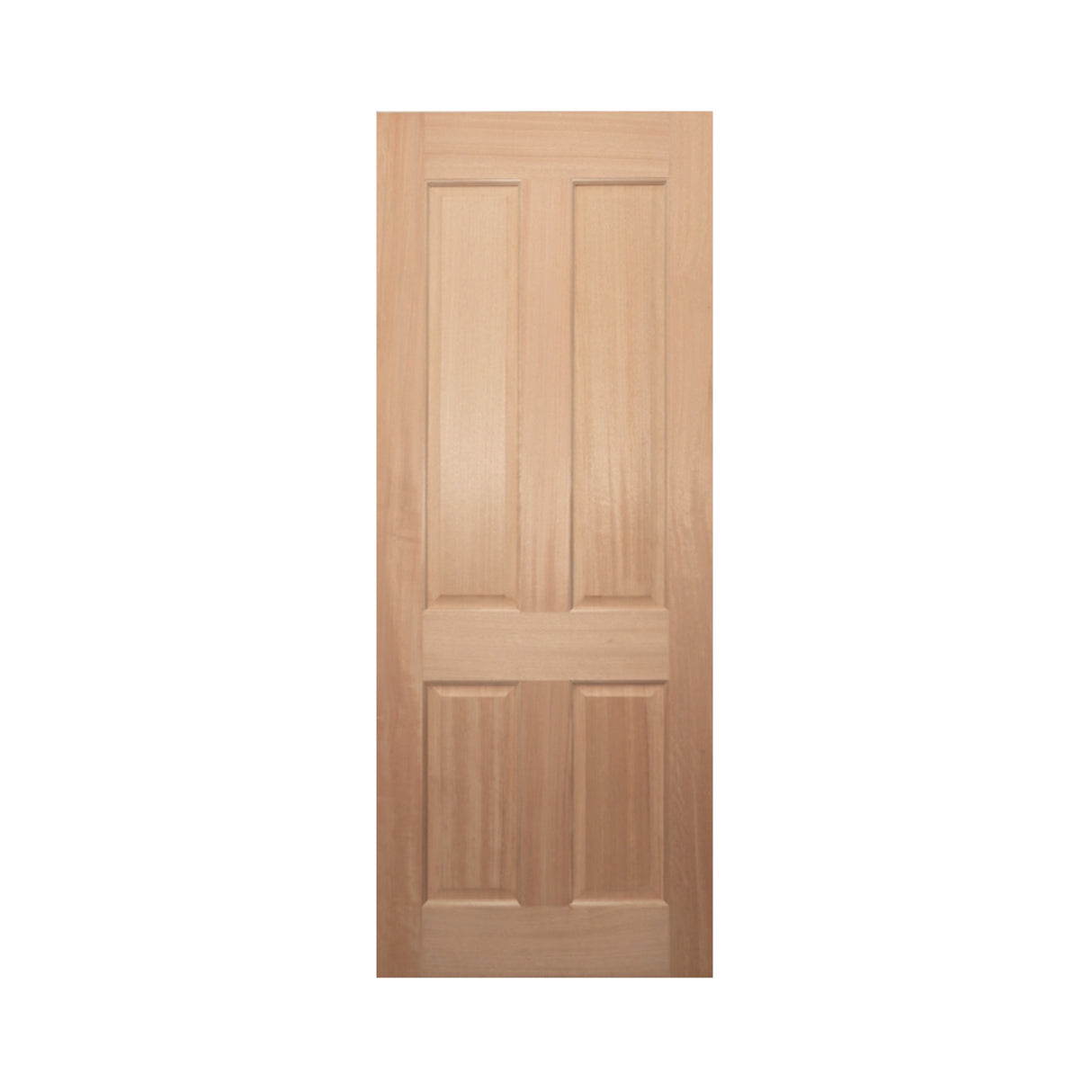 JDQ Solid 4 Panel 2040 Entrance Door INSTALLED PACKAGE
