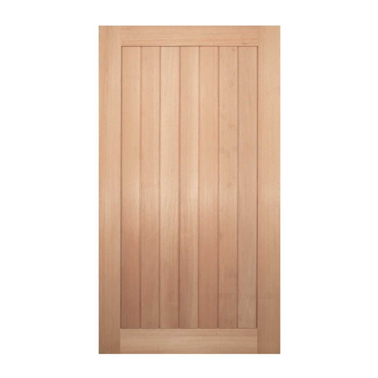 Solid Vertical plank-Rail & Stile-Door & Frame Package