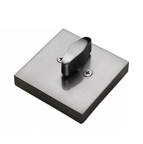 D1- Astor Satin Nickel Slimline Square Single Cylinder Deadbolt