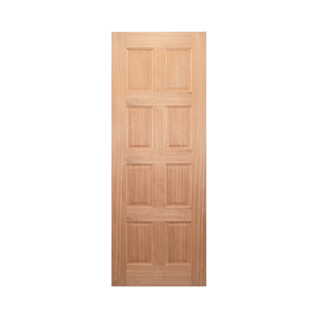 JDQ Solid 8 Panel Entrance Door INSTALLED PACKAGE