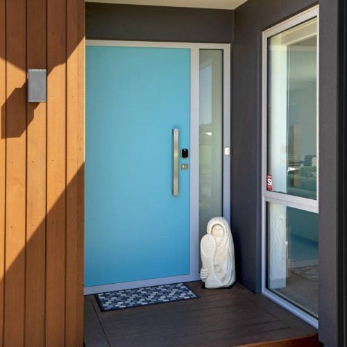 X5 Armoured Door Flush Smooth Installed Package