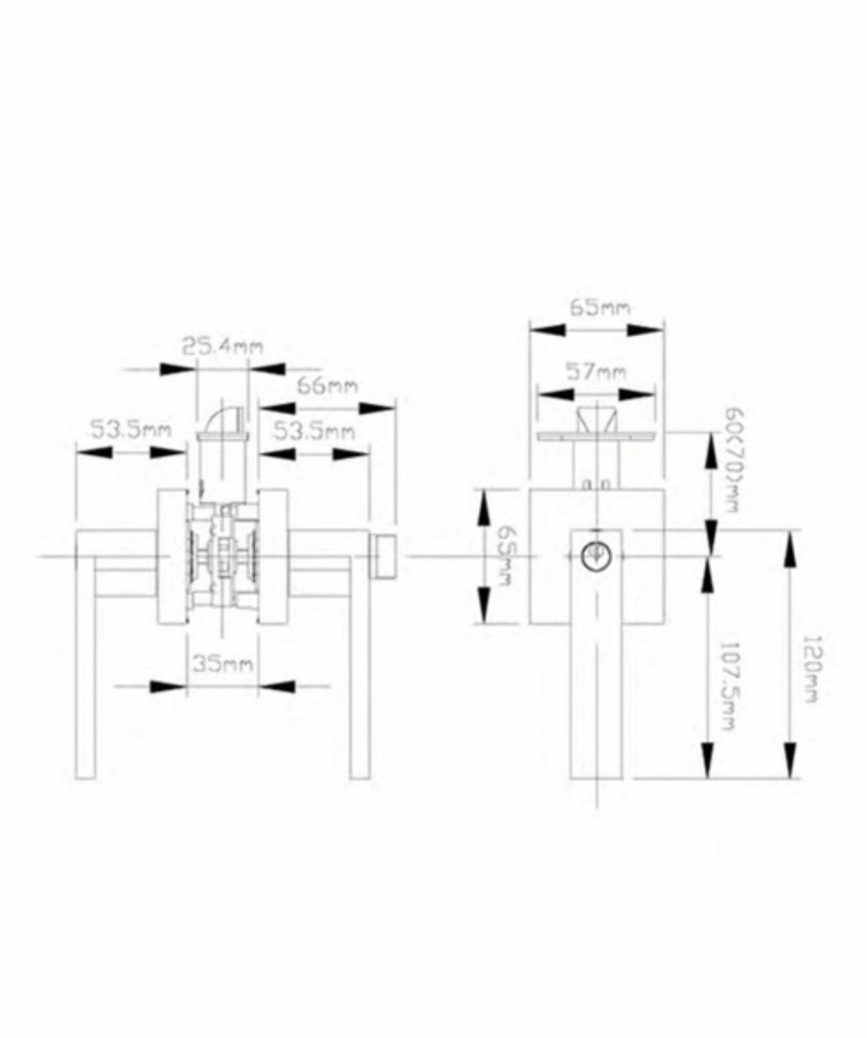L2 - Brooklyn Satin Nickel PASSAGE handle