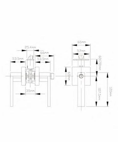 L2 - Brooklyn Satin Nickel PASSAGE handle