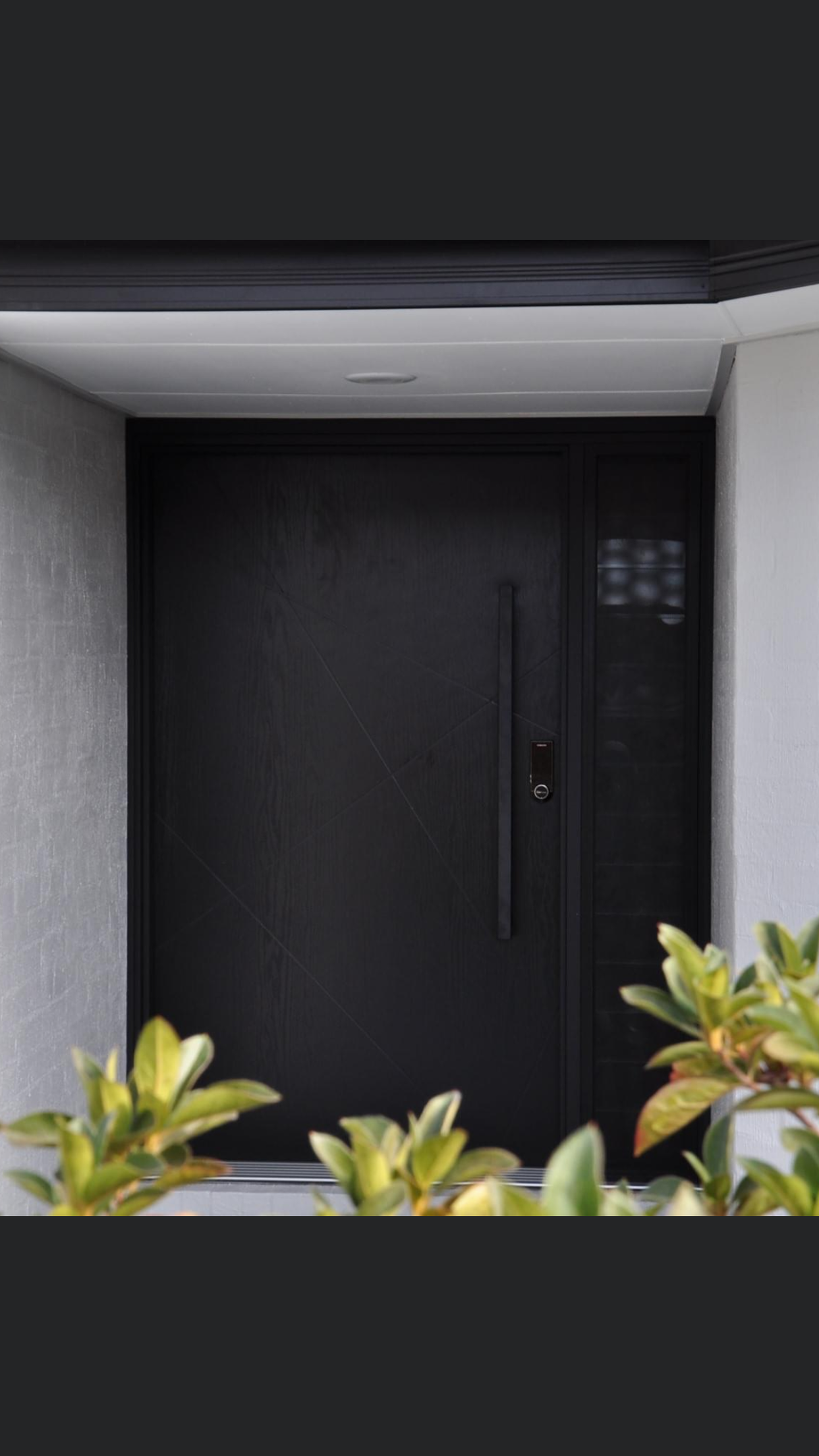 X1 Armoured Door (Woodgrain) Installed