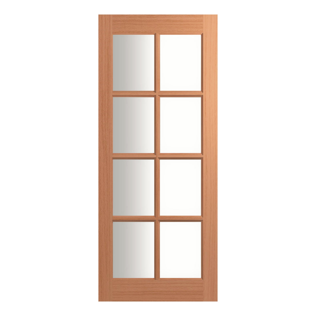 French 8 lite door INSTALLED PACKAGE