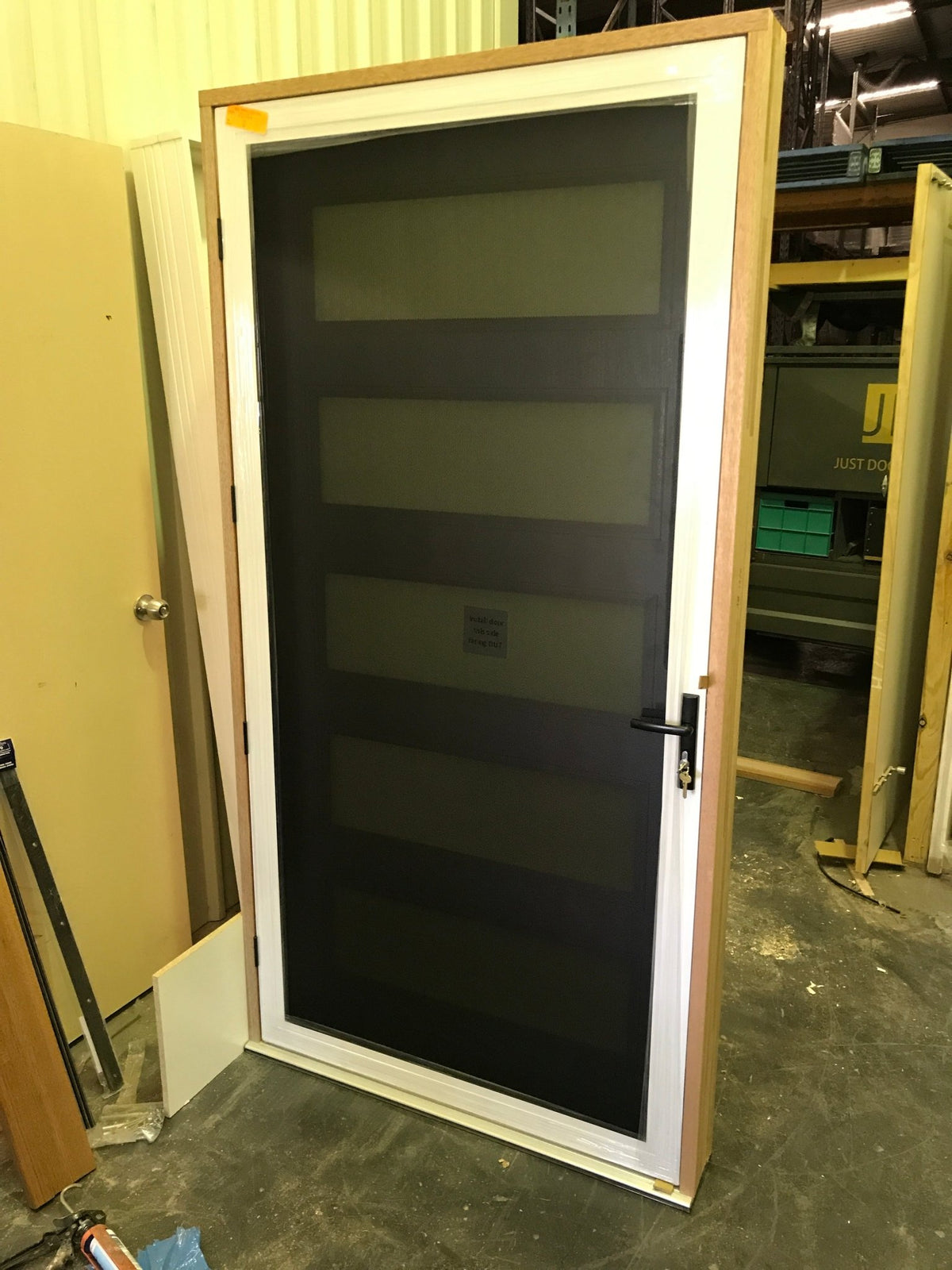 JDQ Pre Hung Security Screen Door Prices - Just Doors QLD