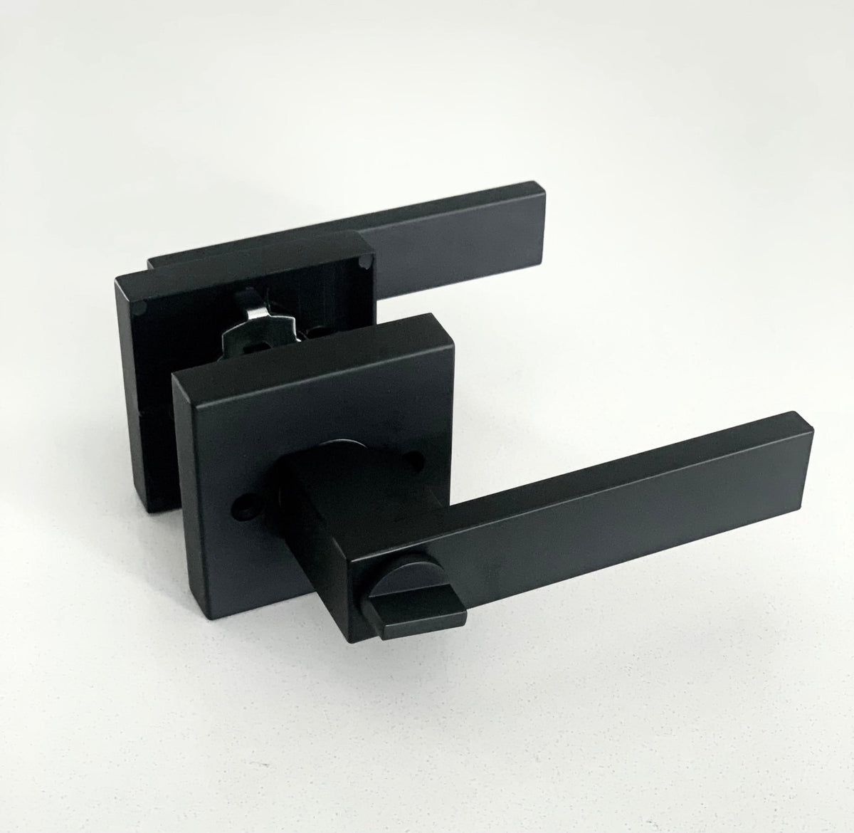 L2- Brooklyn Black Entrance Lever - Just Doors QLD