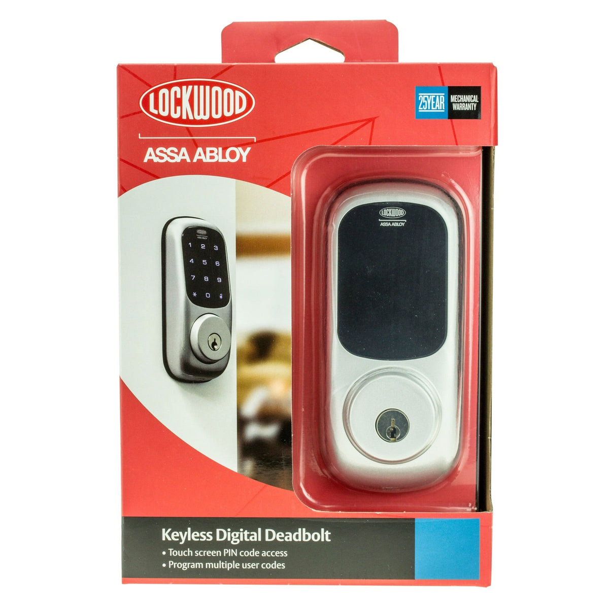 Lockwood Keyless Digital Deadbolt - Just Doors QLD