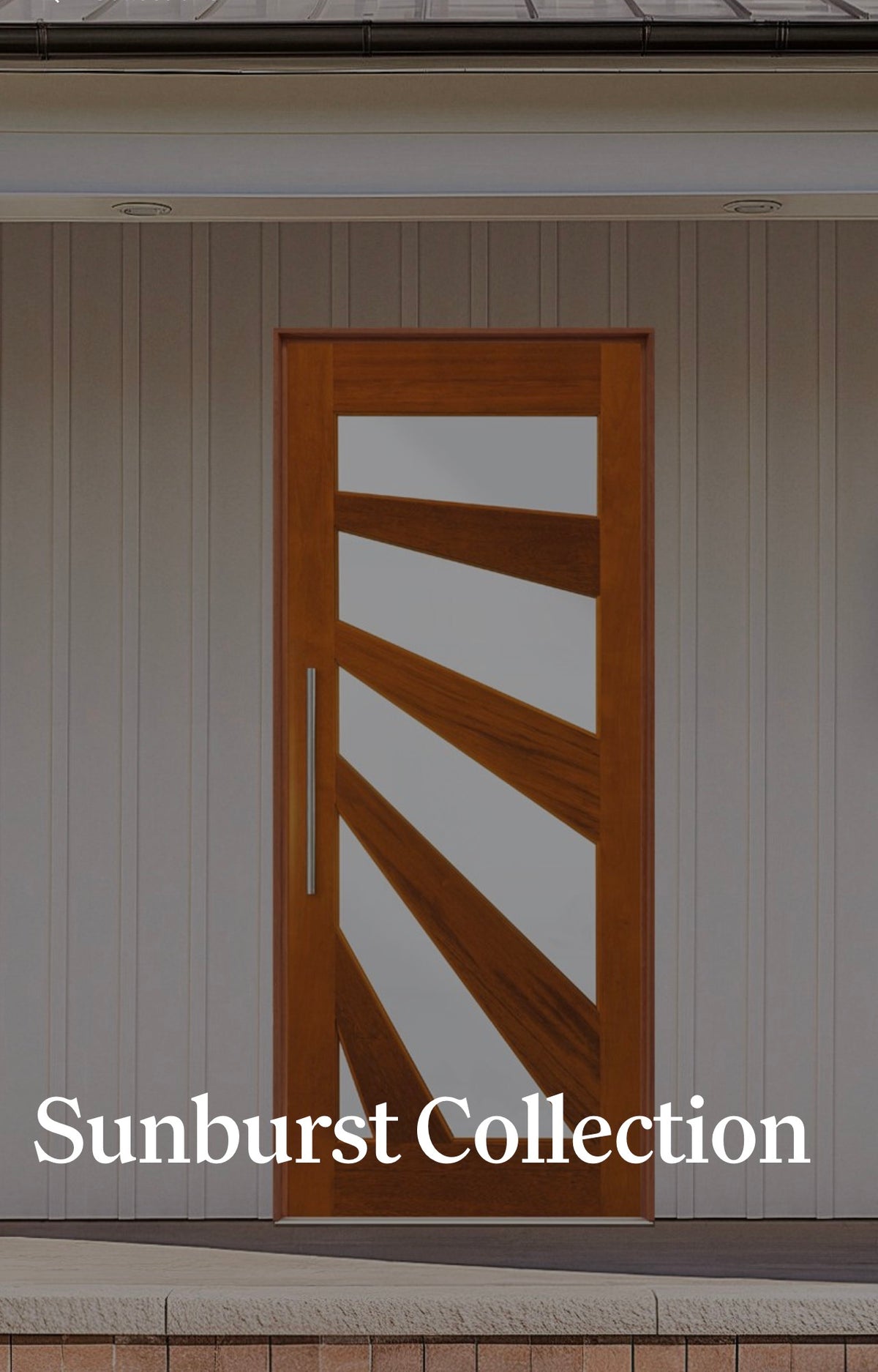 Corinthian Sunburst Merbau Entrance Doors