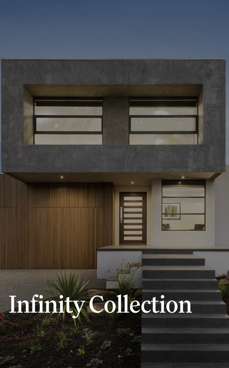 Corinthian Infinity Entrance Doors & Sidelights - Just Doors QLD