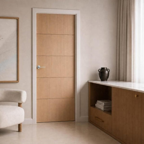 Corinthian Deco White Oak Internal Doors - Just Doors QLD