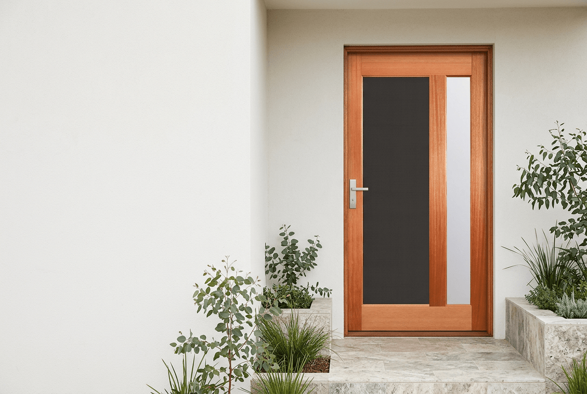 2 in 1 Doors - Entrance door & Screen - Just Doors QLD