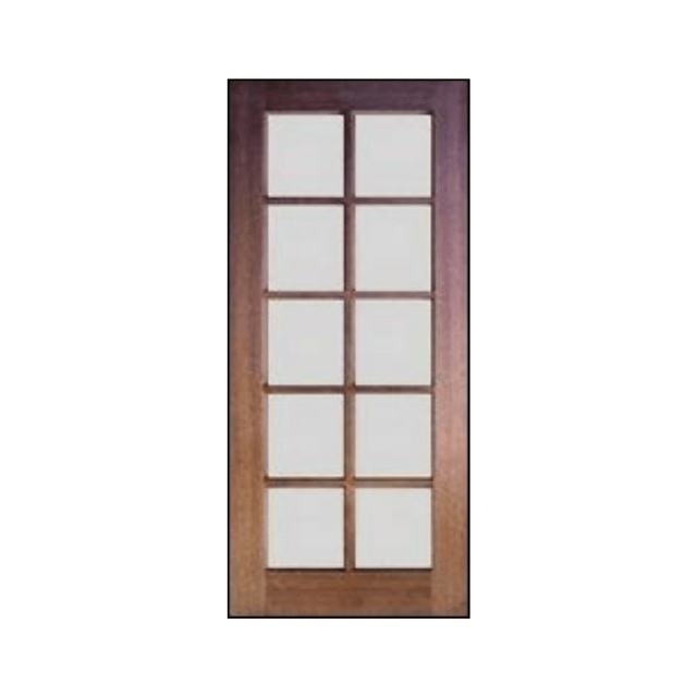 10 Lite French Timber Door – GD-10L - Just Doors QLD