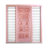 10 Panel Timber Door with Cricket Bat and Heavy Moulding – SP-10PS 2040mm – Pre-Hung