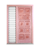 10 Panel Timber Door with Cricket Bat and Heavy Moulding – SP-10PS 2040mm – Pre-Hung