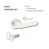 Zanda Duke - Matt White Door Handles - Matt White