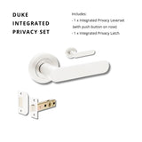 Zanda Duke - Matt White Door Handles - Matt White