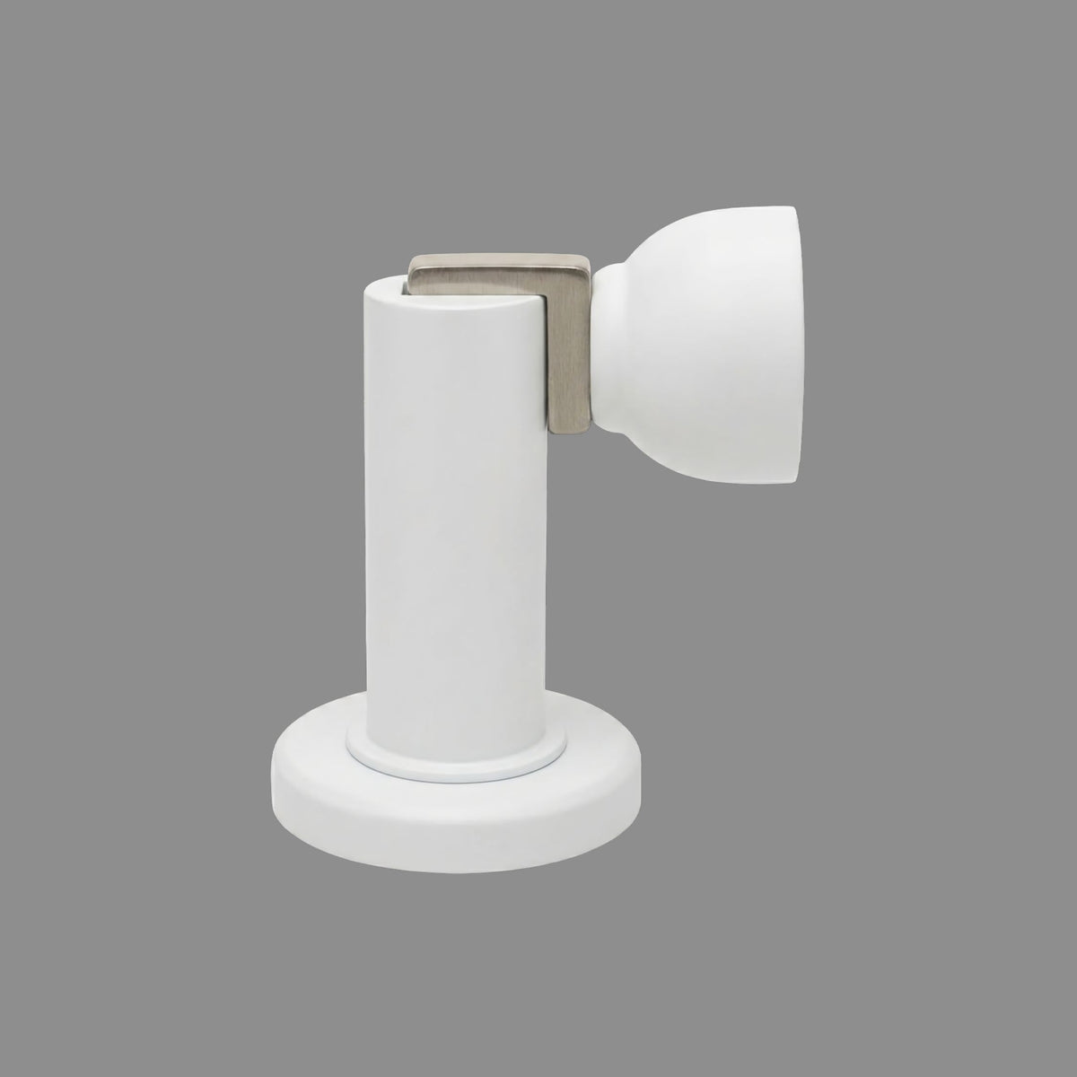 Zanda Heavy Duty Magnetic Door Stop 75mm - Matt White