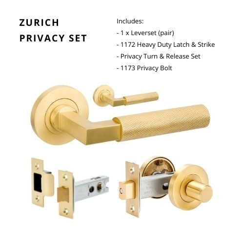Zanda Zurich - Satin Brass
