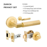 Zanda Zurich - Satin Brass