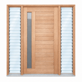 1L Horizontal Plank Pre hung options 2040/2340 - Just Doors QLD